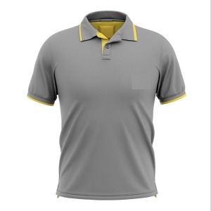 polo yaka gri t-shirt